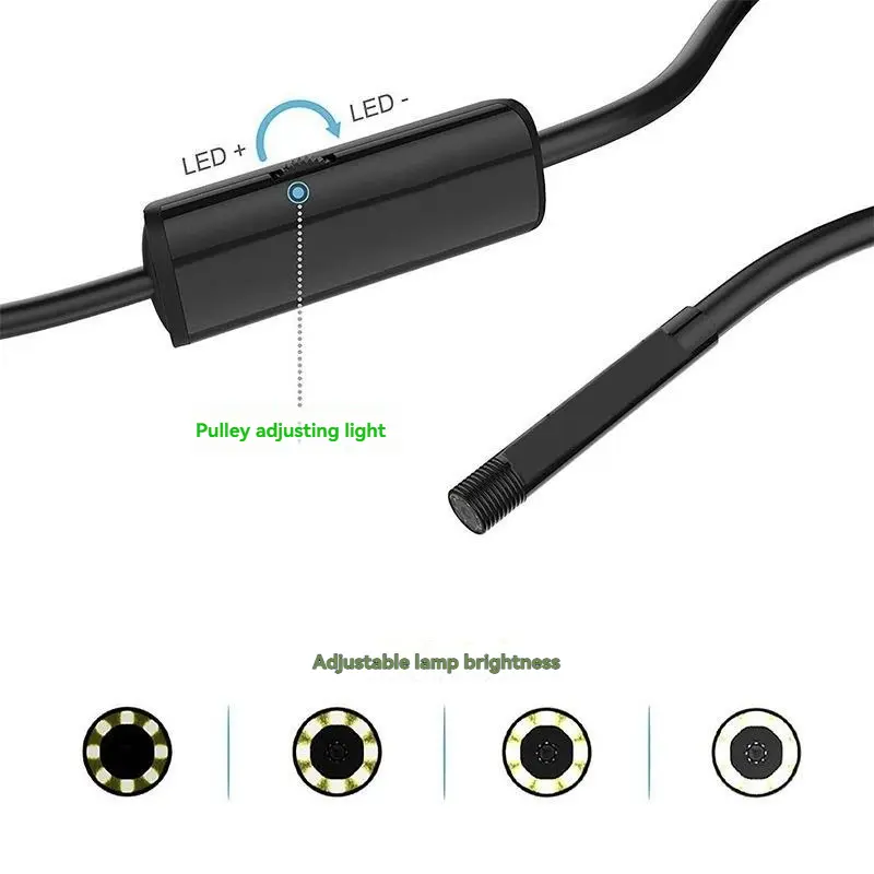 5.5/8MM TYPE-C Android Endoscope Camera IP67 Waterproof 6 LED Adjustable  Borescope Mini Camera for Pipeline Inspection - Image 2