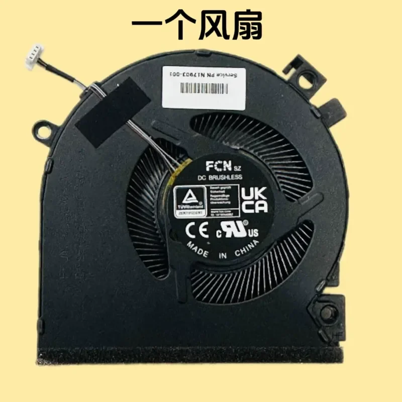 New Original Fan for HP Light and Shadow Genie 8 TPN-Q278 TPN-Q279 15-FA FB