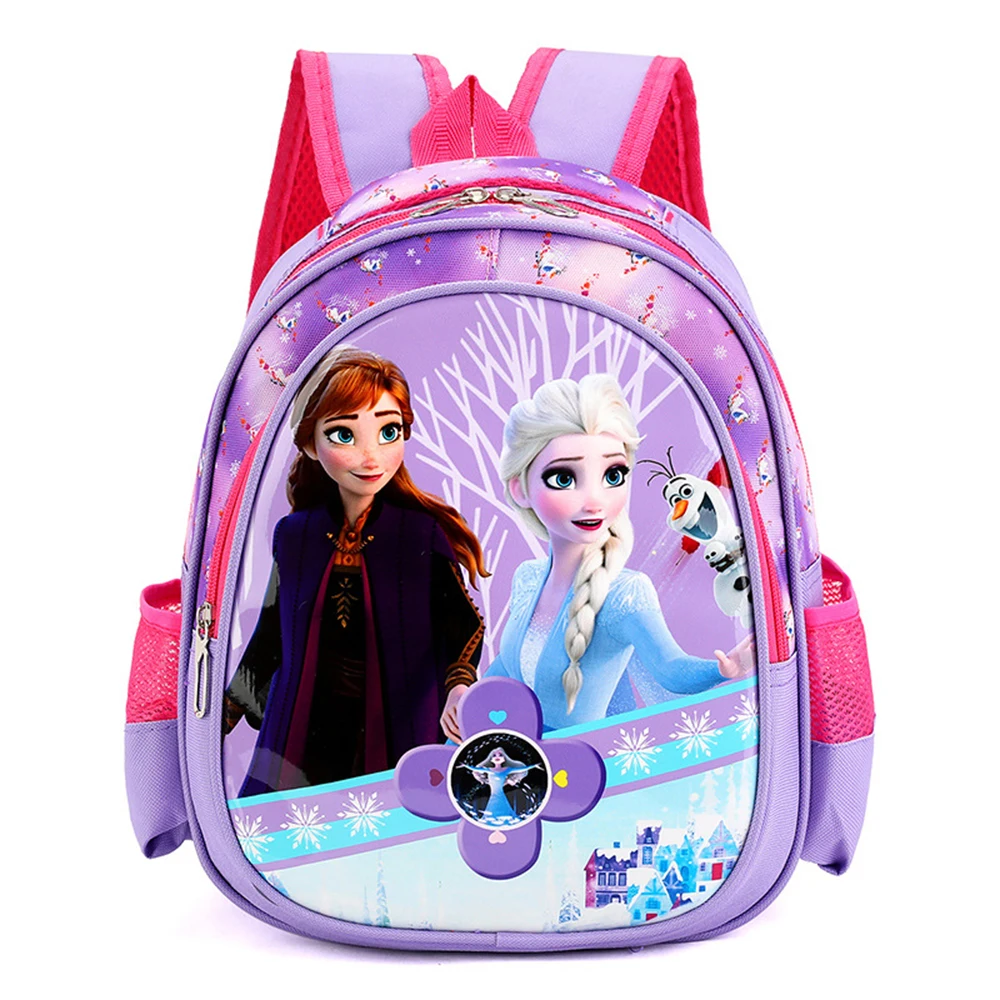 Spiderman Backpacks Super Heroes Student School Bag Frozen Elsa Cartoon Stereo Kindergarten Backpack Children\'s Travel Bag Gift