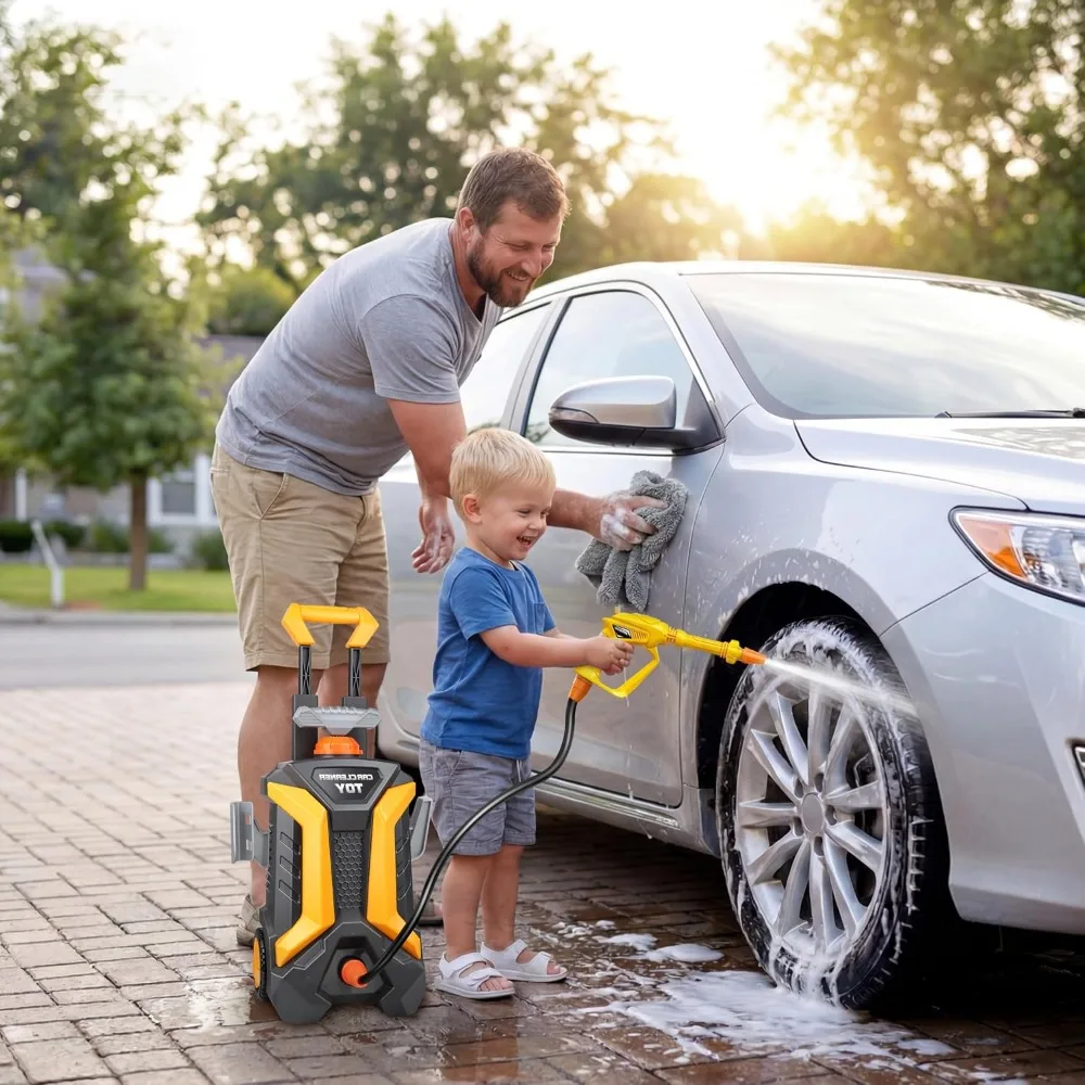 Kids Pretend Play Toy Car Washer Set, Random Color and Style, Back-to-school season, birthday gifts, classroom prizes