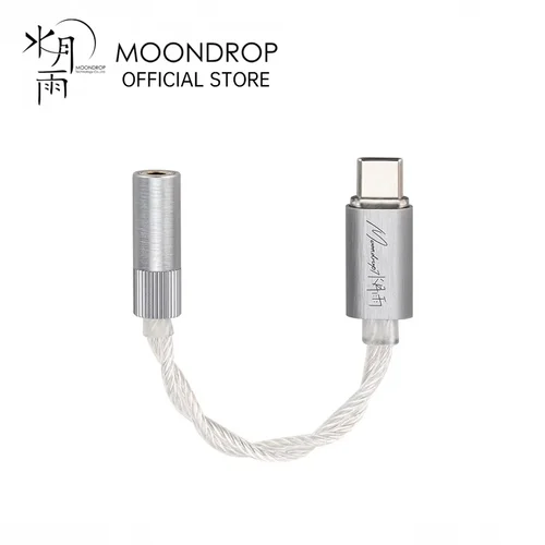 MOONDROP ECHO-A Amplificador decodificador USB-C portátil de un solo extremo de alta resolución de 3,5 mm