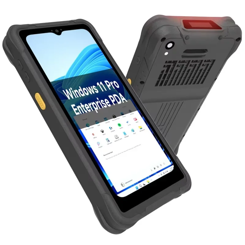 

Rugged 4G Handheld PDA with 6.5-inch Screen 8G RAM 128G ROM Barcode Scanner Cradle Data Acquisition Terminal Windows I61J