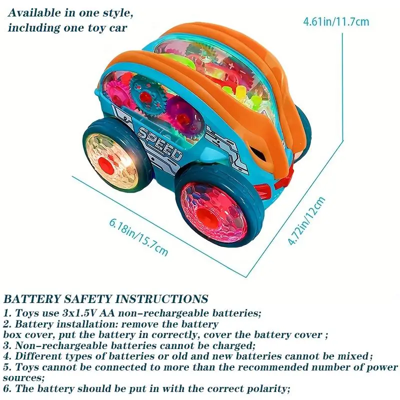 Auto-Design, elektrisches Spielzeug, 1 Box wiederaufladbares Autospielzeug mit Licht und Musik, kreatives Geburtstagsgeschenk für Jungen und Mädchen