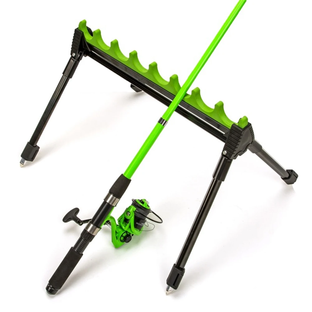 

Telescopic Fishing Rod Holder Roost Kit 4 Leg 8 Rig Fishing Rod Holder Stopper Long Roost Packs Fishing Tackle Accessories