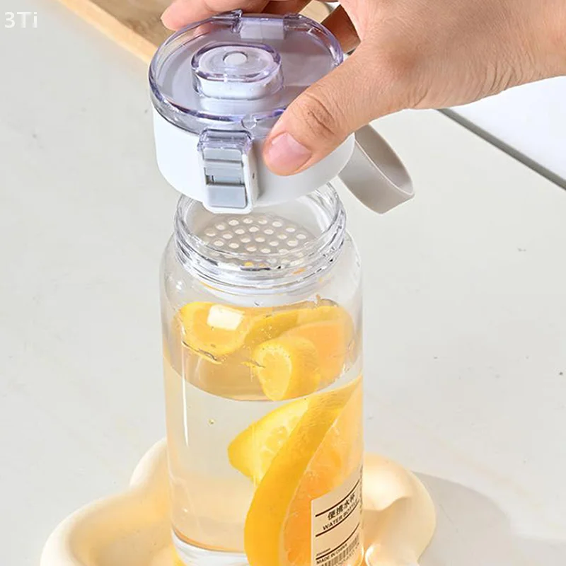 350 مللي زجاجة شرب بلاستيكية شفافة للسفر زجاجة مياه رياضية كوب شرب مانع للتسرب للاستخدام في الهواء الطلق