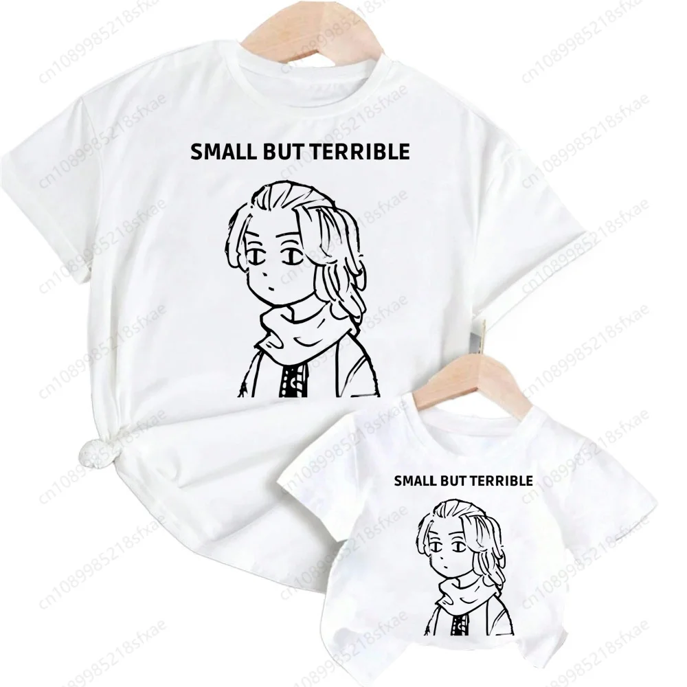 

Tokyo Revengers Sano Manjiro Hinata Japanese Anime Summer Print Children T-shirt Baby Gilrs Casual Tshirt Kids White Clothing