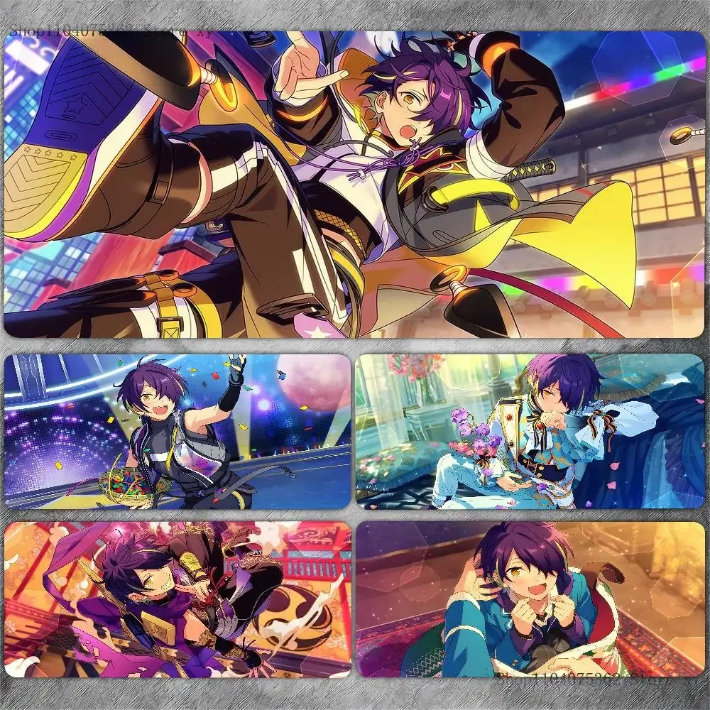 

1pc Music Game Sengoku Shinobu Mousepad Non-slip Suitable For Office Computers Laptops E-sports Game Desk Mats XXL Keyboard