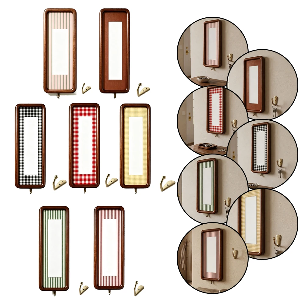 Vintage Stylish Wall Photo Display Frame With Key Hooks Entryway Wall Hanging Picture Holder Home Decor Key Storage Organizer