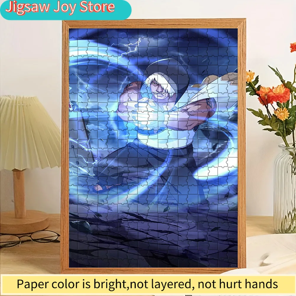 

Anime Naruto Raikage Darui Lightning Style Battle Scene Paper Puzzle, Premium High Definition Vivid Print, Smooth Burr-Free Inte