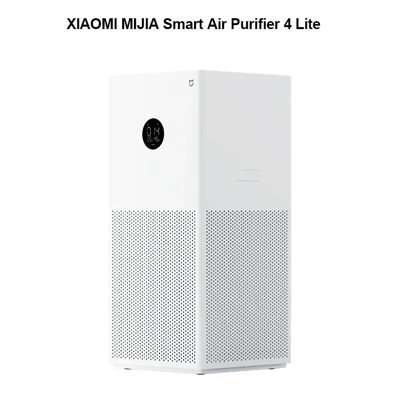 جهاز تنقية الهواء الذكي Xiaomi Mijia 4 Lite - يزيل رائحة البكتيريا الفورمالديهايد PM2.5 مع جهاز التحكم عن بعد في التطبيق مزيل الروائح الكريهة منخفض الضوضاء