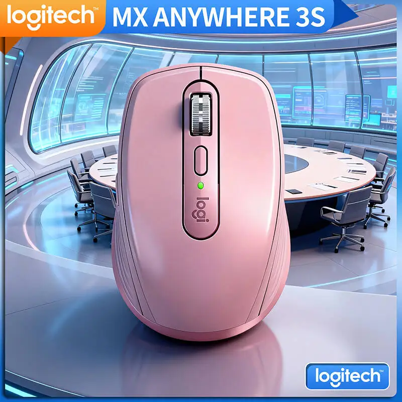 

Компактная мышь Logitech MX Anywhere 3S, эргономичный дизайн, перезаряжаемая, с быстрым прокруткой для портативных ПК Mac