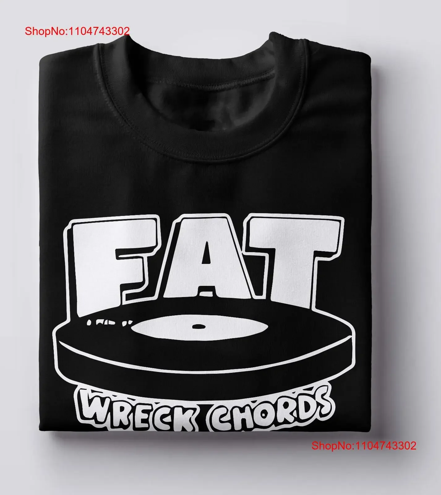Fat Wreck Chords iconic T Shirt Punk Rock Label Merch Rare  vintage Washed graphic Slightly designer clothes Versatile Unisex