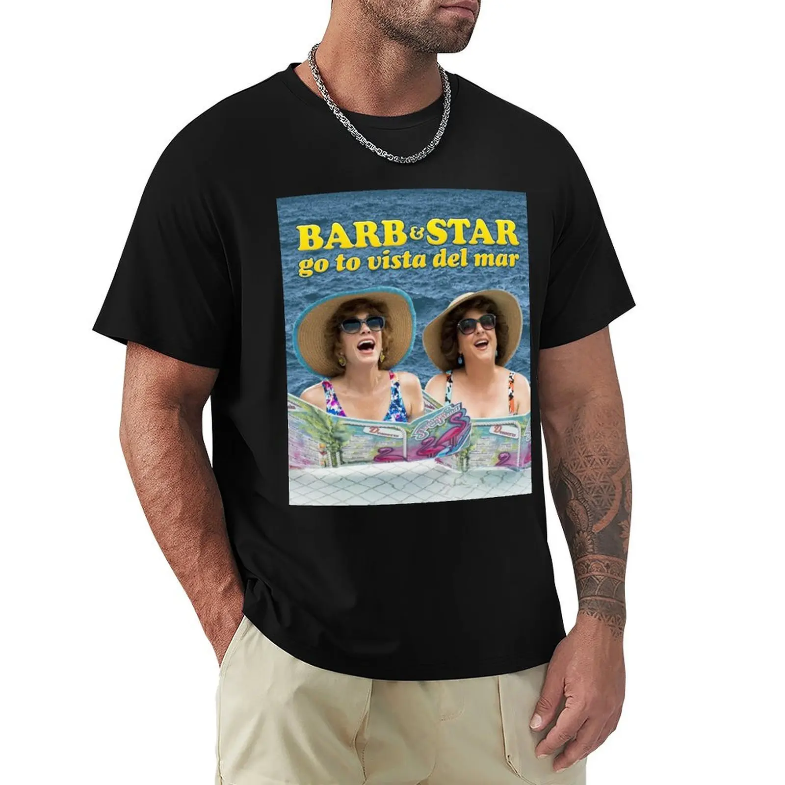 BARB and STAR go to visita del mar new 2021 T-Shirt Big Size Short Sleeve Tee for Men