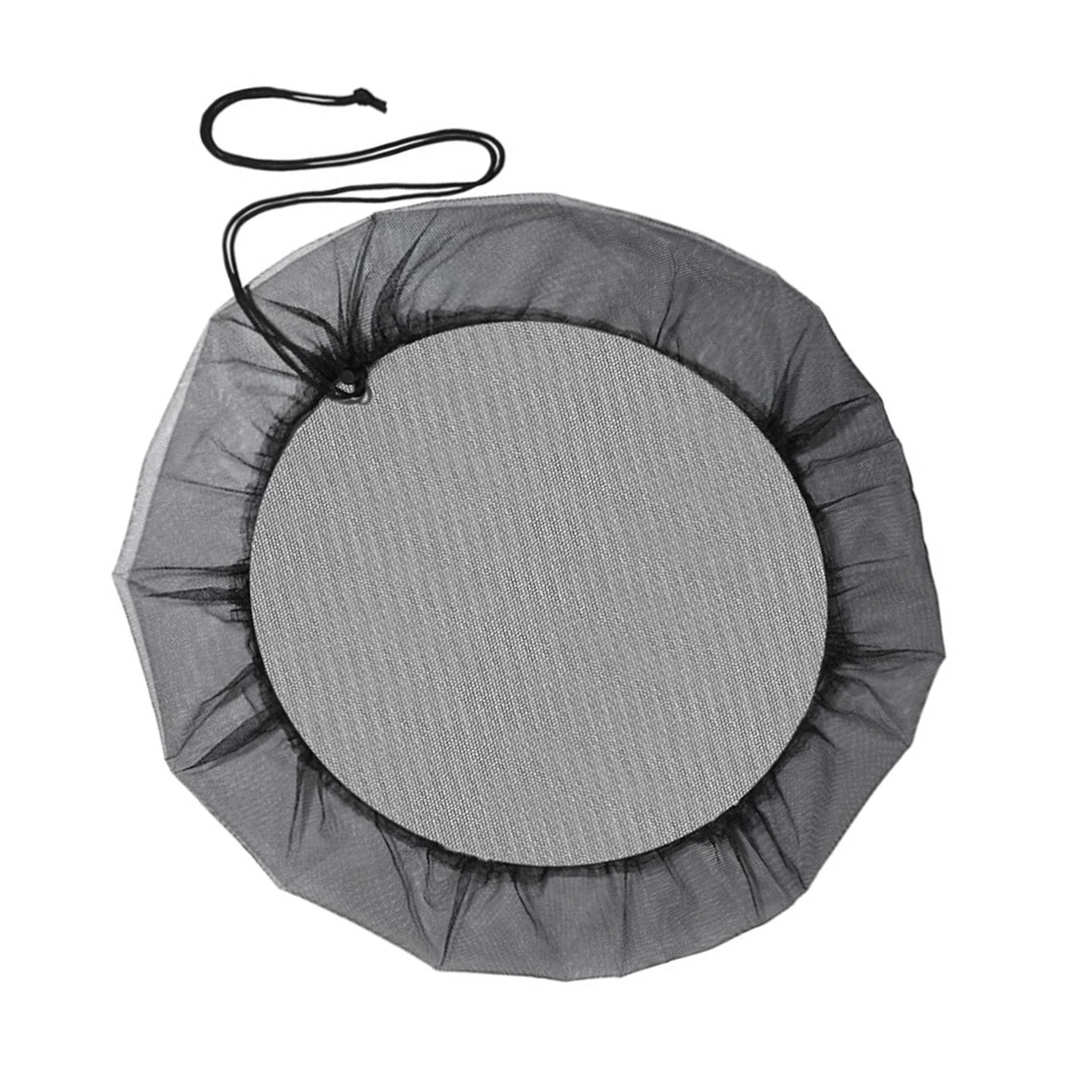 Drawstring Design Netting Screen Mesh Cover Tear-resistant Convenient Mesh Cover for Keeping Mosquito and Debris out