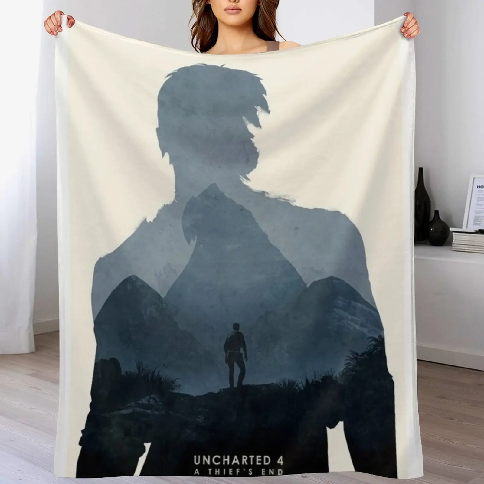 

Uncharted 4 Throw Blanket halloween Summer Beddings Plush Blankets For Sofas Blankets