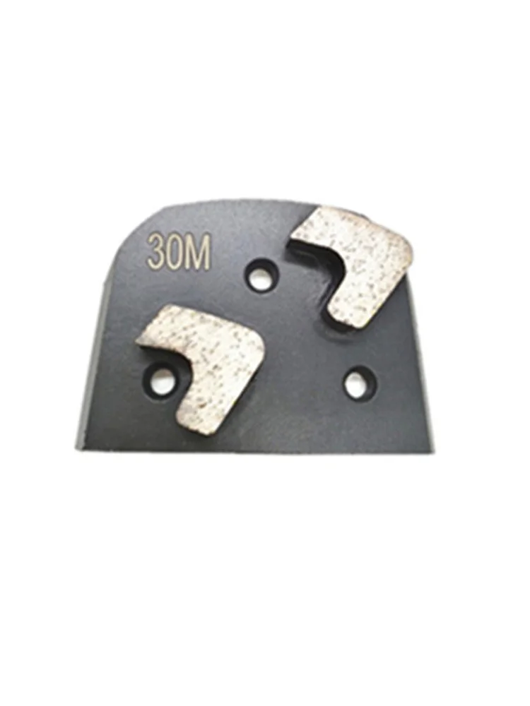 HT trapezoidale calcestruzzo diamantato piastre abrasive testa abrasiva diamantata a legame medio per sistema di molatura 12 pezzi
