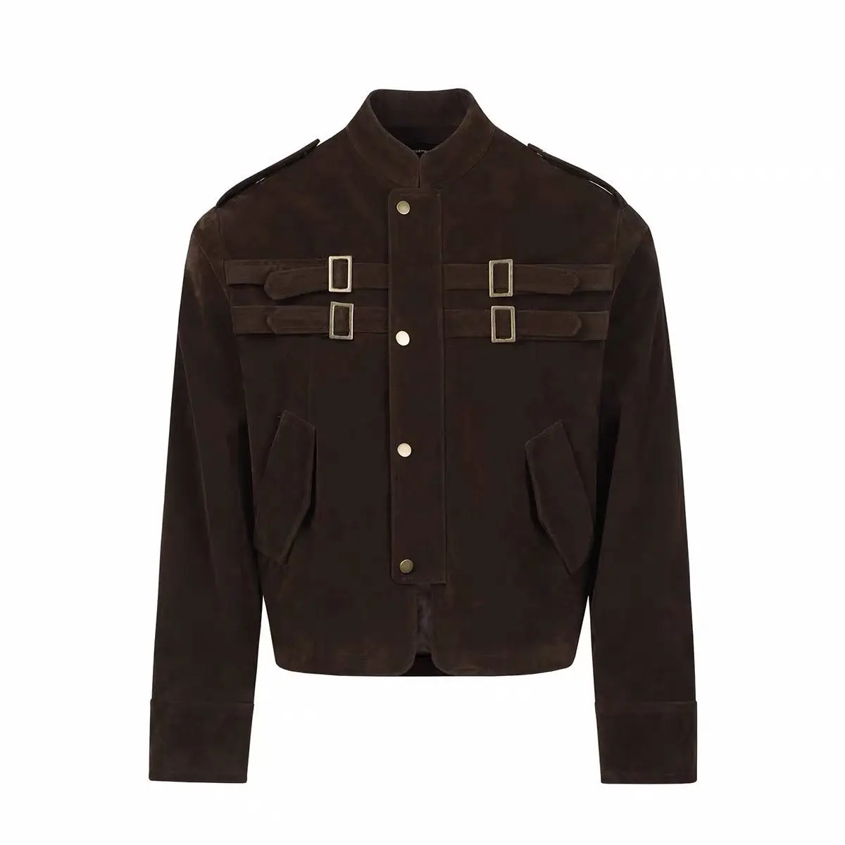 

Strap Design with A Sense of High-end Imitation, Women's Short and Wide Autumn Jacket