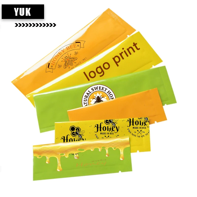 12G Honey Packaging Dtrip Aluminum Foil Customized Color Disposable Powder Milk Tea Bag Instant Coffee Packaging Bags