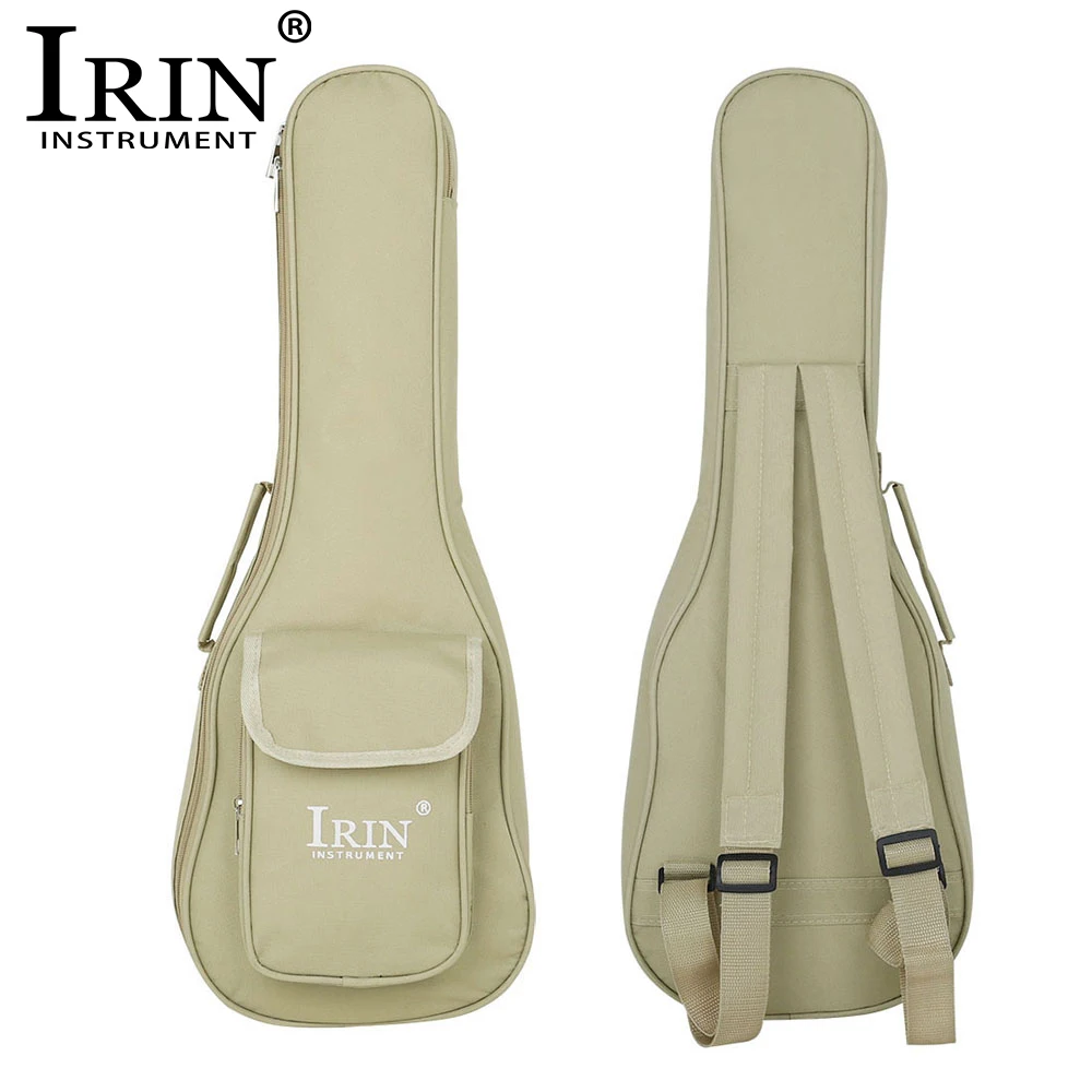 IRIN 24 Inch Ukulele Bag Portable Soft Case Waterproof Oxford Cloth Hawaii 4-String Guitar Backpack Padded Ukulele Accessories