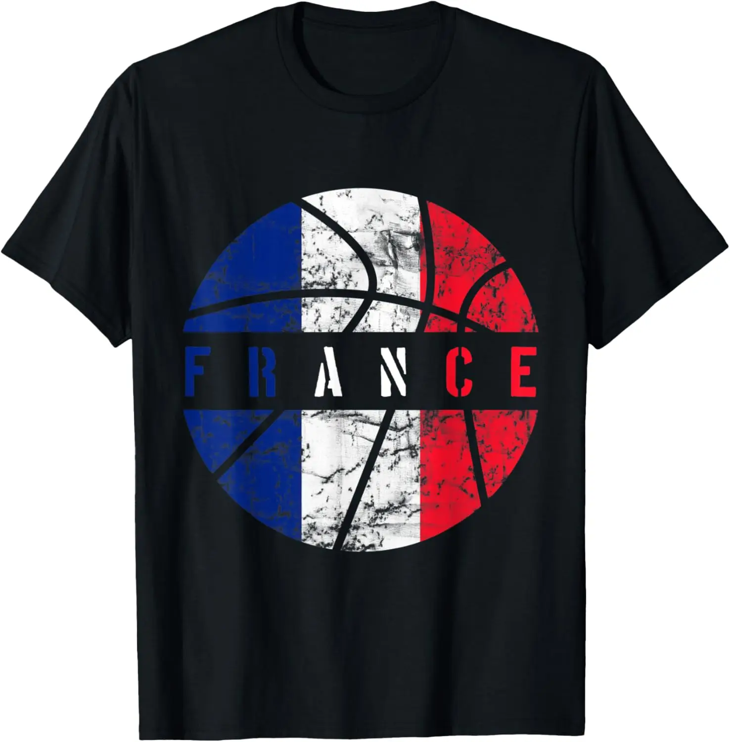 France Flag Basketball French Team Fan Lover T-Shirt