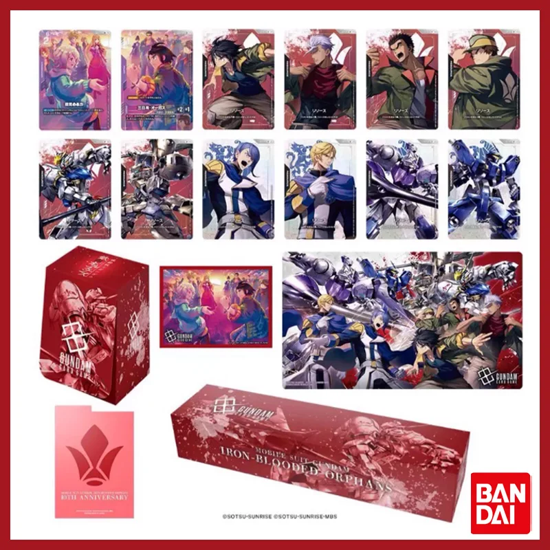 

Новый Официальный Набор Премиум-Аксессуаров для Карточной Игры BANDAI Gundam 2026 PB02 Iron-Blooded Orphans, Японская Версия, Лимитированный Подарок для Детей