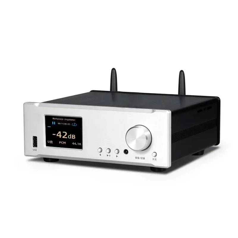 Цифровой музыкальный плеер, двойной ESS9038Q2M ЦАП QCC3040, Bluetooth 5,0, HIFI, музыкальный проигрыватель DSD512 PCM768K, 32 бит Цифровой музыкальный плеер, двойной ESS9038Q2M ЦАП QCC3040, Bluetooth 5,0, HIFI, музыкальный проигрыватель DSD512 PCM768K, 32 бит