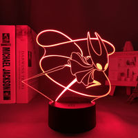 Anime Hollow Knight 3D Led Night Lights Toys Kid Bedroom Table Colorful Decor Lamp Gifts