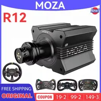 MOZA R12 Racing R12 Wheel Base Lightweight Design 12 N M Torque Direct Drive Servo Motor With Generation FFB Filtering Algorithm