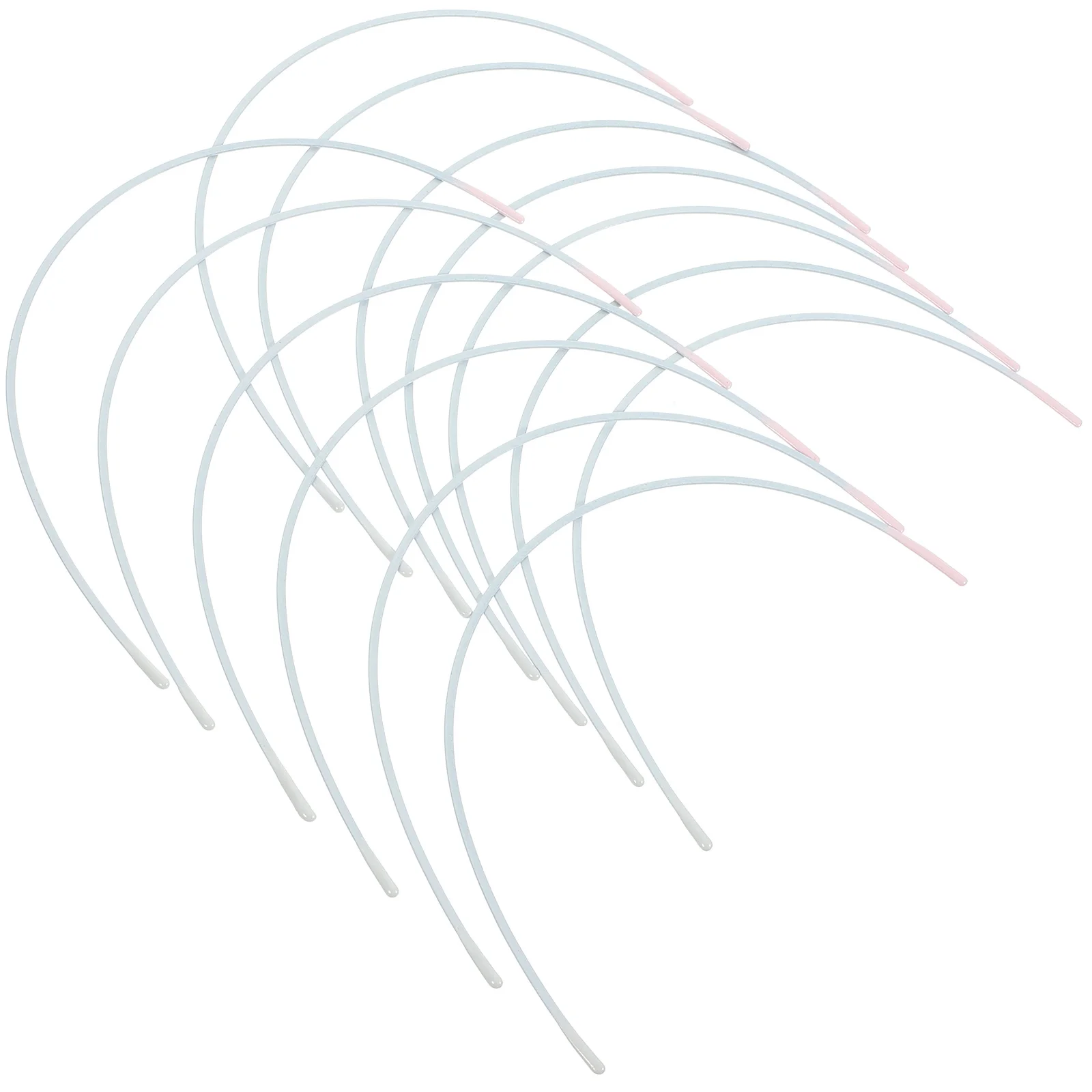 

10 Pairs Steel Underwires Bra Accessories Replacement for DIY Underwire Bras For Women Sewing Womens Underwire Elastic Band