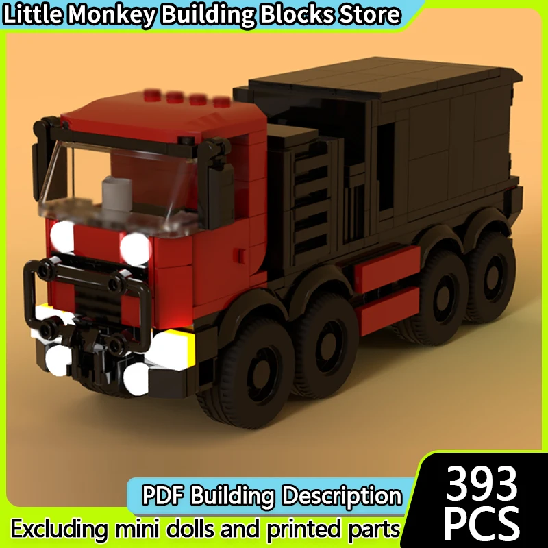 

Модель городской автомобиль MOC, строительные кирпичи, сверхмощный военный грузовик, модульная технология, детские праздничные подарки, сборные игрушки, костюм