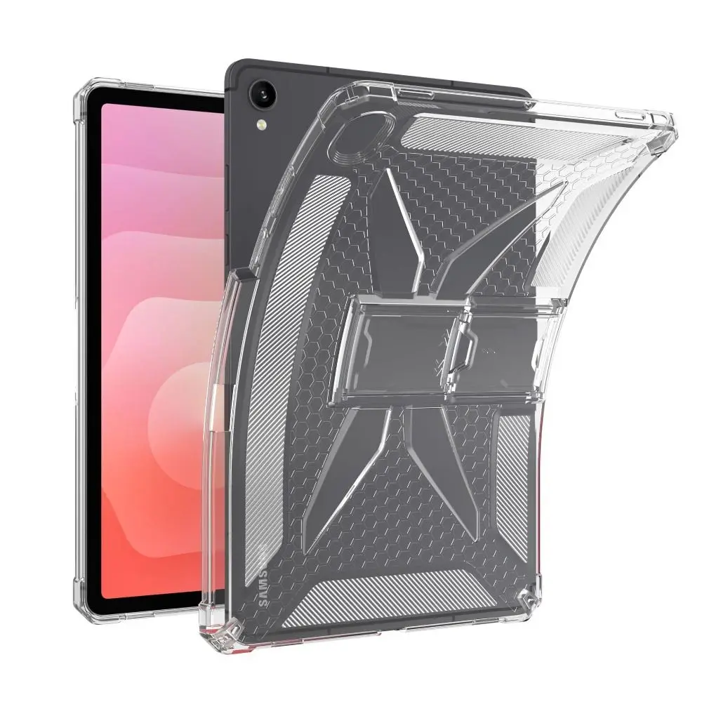 

Anti-fall 11 Inch Tablet Stand Cover with Pen Slot Shockproof Protective Case TPU Scratch Resistant for Samsung Galaxy Tab S11