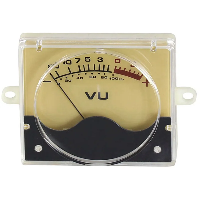 GROCE-2X P-55SI Hochpräziser VU-Meterkopf DB Meter Verstärker Audio Panel Level Meter mit Hintergrundbeleuchtung