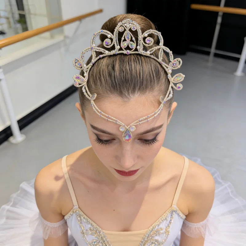 

BH1010 Горячая распродажа: Модный головной убор Giselle для танцевальных выступлений (для детей, девочек, женщин, взрослых) – Гирлянды для балета