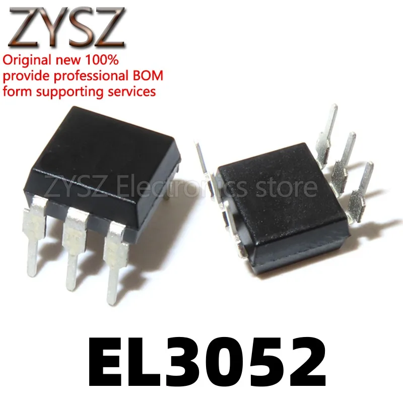 

5PCS EL3052 in-line DIP6 10ma/600V SCR drive optocoupler black