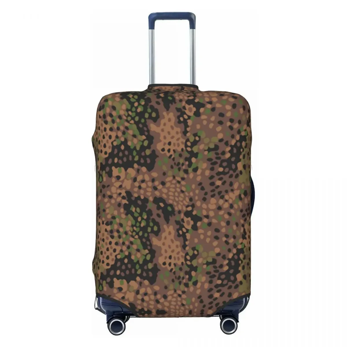 

Custom Pea Dot Military Camo Luggage Cover Elastic Army Tactical Camouflage Travel Suitcase Protective Covers Fits 18-32 Inch