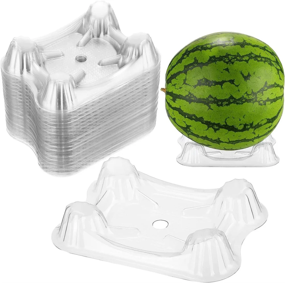 50 Pcs Melon Watermelon Cradles, Plastic Plants Garden Support Protectors For Watermelon Squash Pumpkin Support Stand 40lb