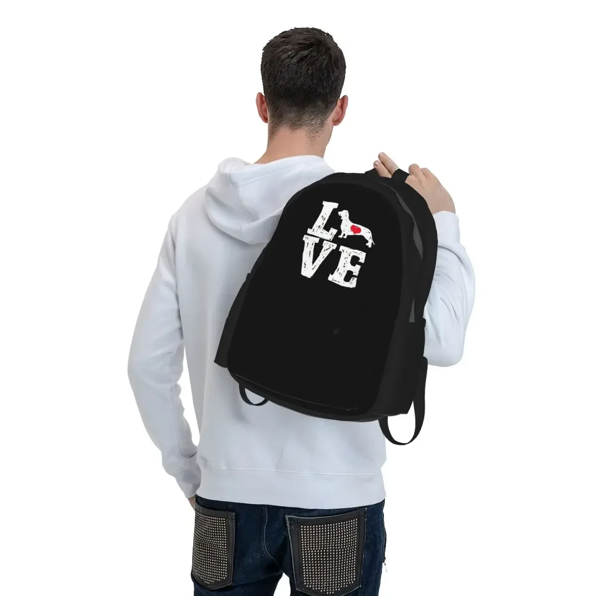 Pablo Picasso Wild Wiener Dog Dachshund Student Backpack School Bag Hiking Travel Daypack for Men Women Bookbag Shoulder Bags