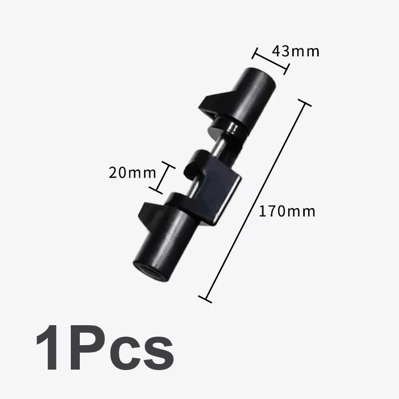 Iron Stand Accessories Laboratory Supplies Cross Clamp Head Test Tube Clamp Stand Clip Double Top Wire , 1piece