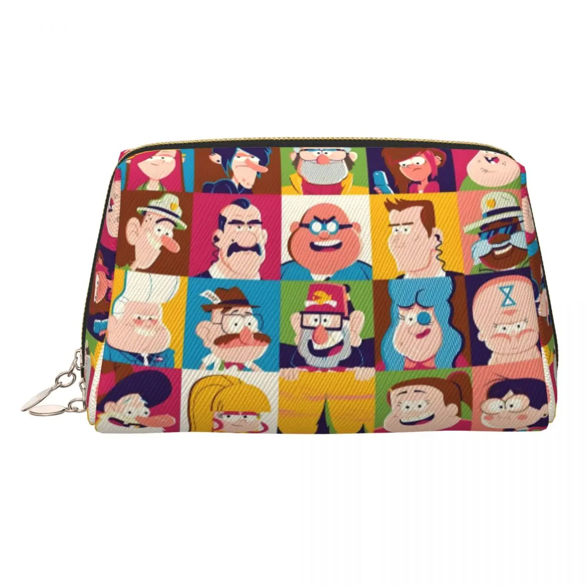 

Забавная дорожная косметичка Gravity Falls с героями мультфильмов аниме для женщин, органайзер для туалетных принадлежностей для макияжа, женский комплект для хранения красоты Dopp