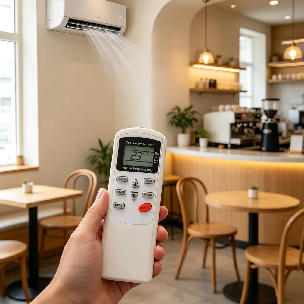 Air Conditioner Replacement Remote Control for TCL Royal 9000BTU KTTCL001 A/C Air Conditioning Controller with Cool and Heat