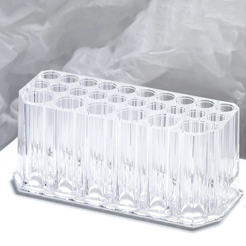 

26-отверстий, акриловые кисти для ногтей, органайзер, набор для дизайна ногтей, инструменты для хранения, косметическая ручка для макияжа, витрина, держатель, демонстрирующая полка