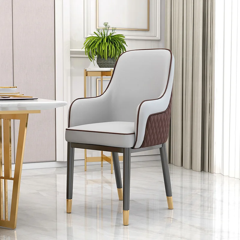 

Custom Italian Chair Simple Modern Leisure Backrest Dining Chairs For Home Hotel Reception Office Restaurant