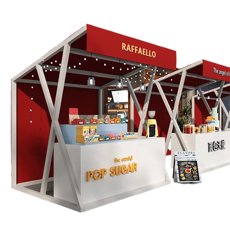 Net Food Snack Street Iron Art Commercial Street Event Promotion Cabin Stall Rack