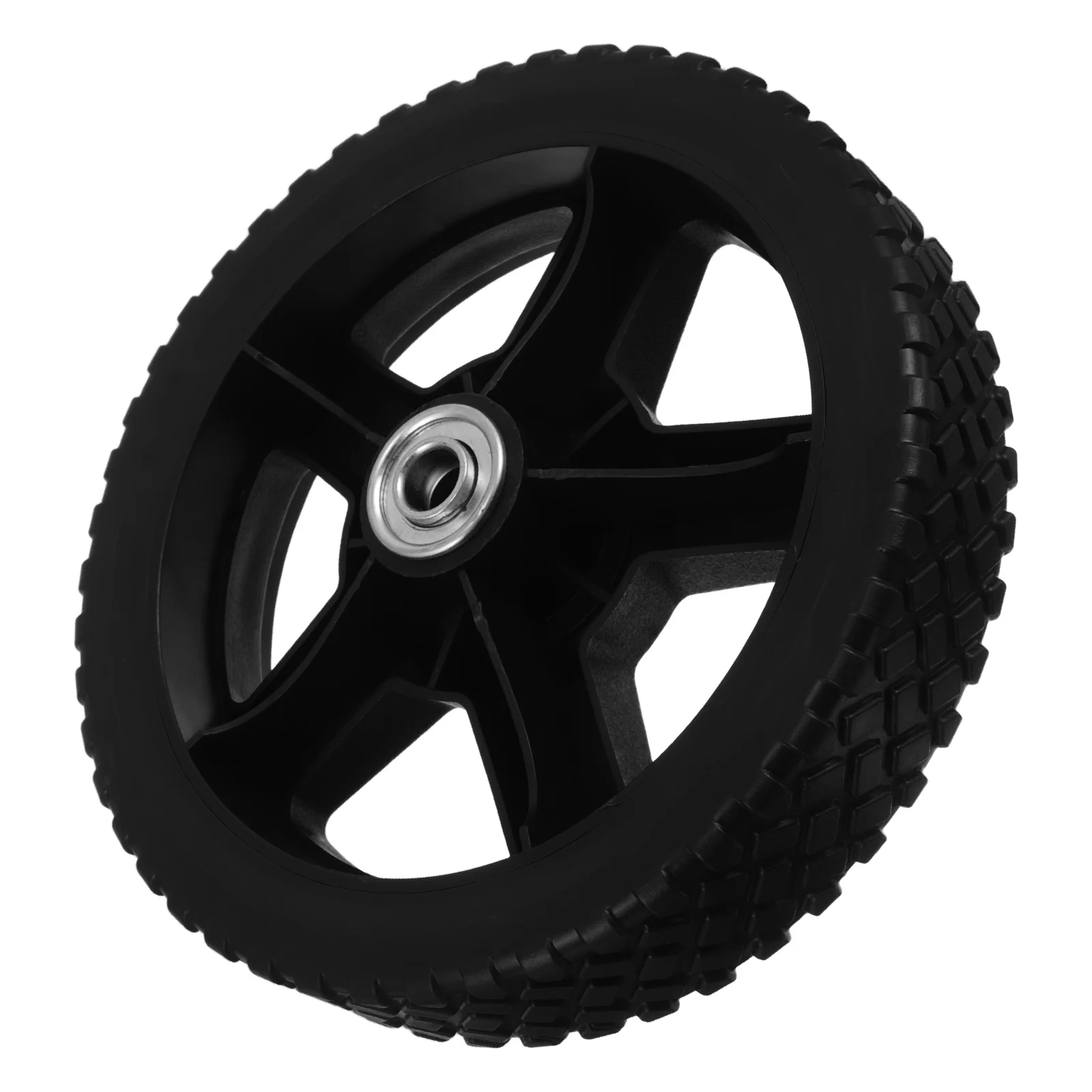 

Lawn Mower Wheels Durable Rubber Plastic Lawn Mower Replacement Wheels for Garden Landscaping Outdoor Equipment