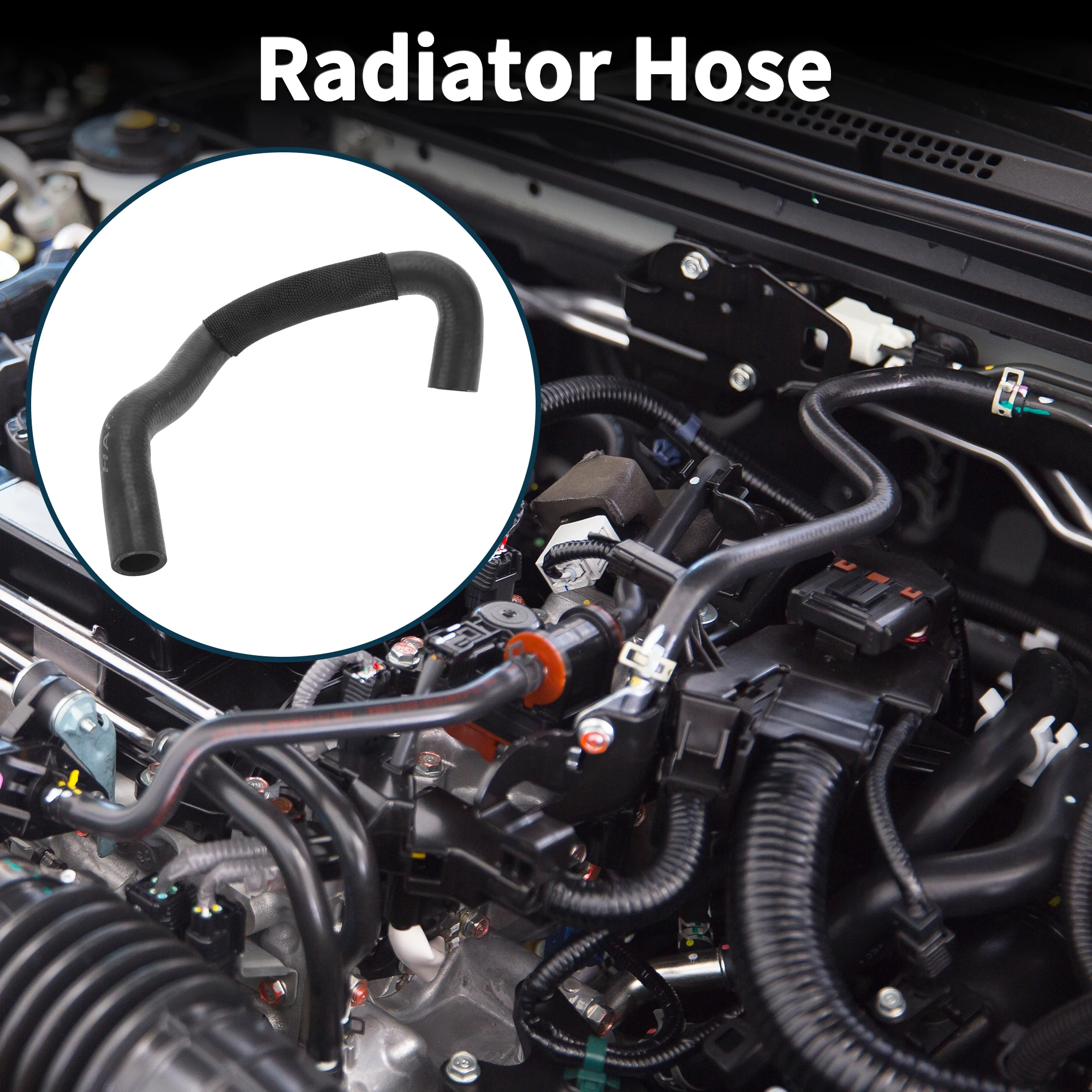 

UXCELL Radiator Hose Heating Water Pipe for Audi Q5 2012 No.8R0819373L Rubber 1 Pc