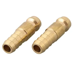 2pcs 6/8/10mm Gas Water Male Adapter Quick Connector For TIG Welding Torch Intake Metal Connectors Tips TIG Welding Accessories