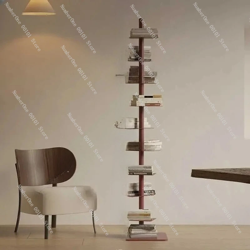 

Rotating Invisible Bookshelve, Living Room, Iron Craft Display Stand , 9-layer Display Shelves, Storage Shelves,Corner Bookcases