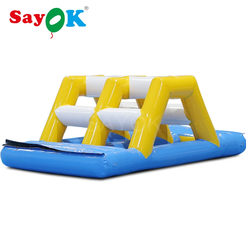 

Inflatable Floating Water Games for Pool Party, PVC Inflatable Bridge Obstacle Course for Swimming Pools