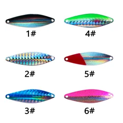 Spoon Bait FIshing Lures 3.5g 5.7g 11g 14g 18g Stream Bait Trout Spoon Bait Metal Jig Lure Swimbait For Trout Chub Perch Salmon