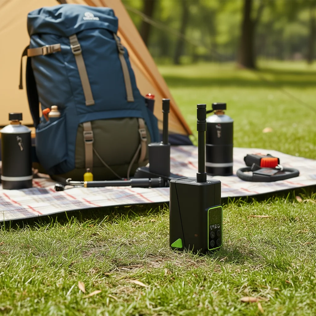 

Портативный электрический воздушный насос, мини-велосипедный насос, накачка шин 150PSI, цифровой дисплей, накачка велосипедных шин с безопасными велосипедными деталями